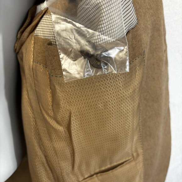 NEW Tasso Elba 100% Camelhair Blazer Jacket Mens 40S Tan Lanificio Campore Italy - Picture 8 of 16